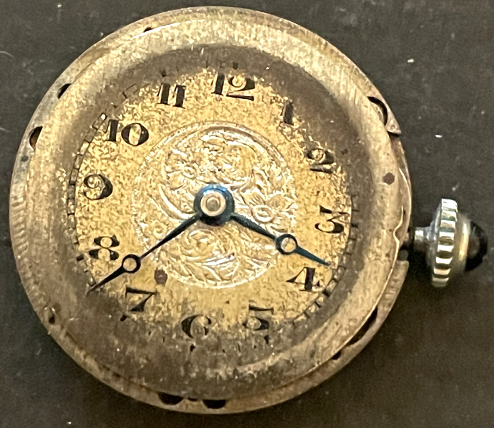 Antique Montreaux Pendant Watch Movement Art Deco Running 23.8mm 8/0s 15j Swiss