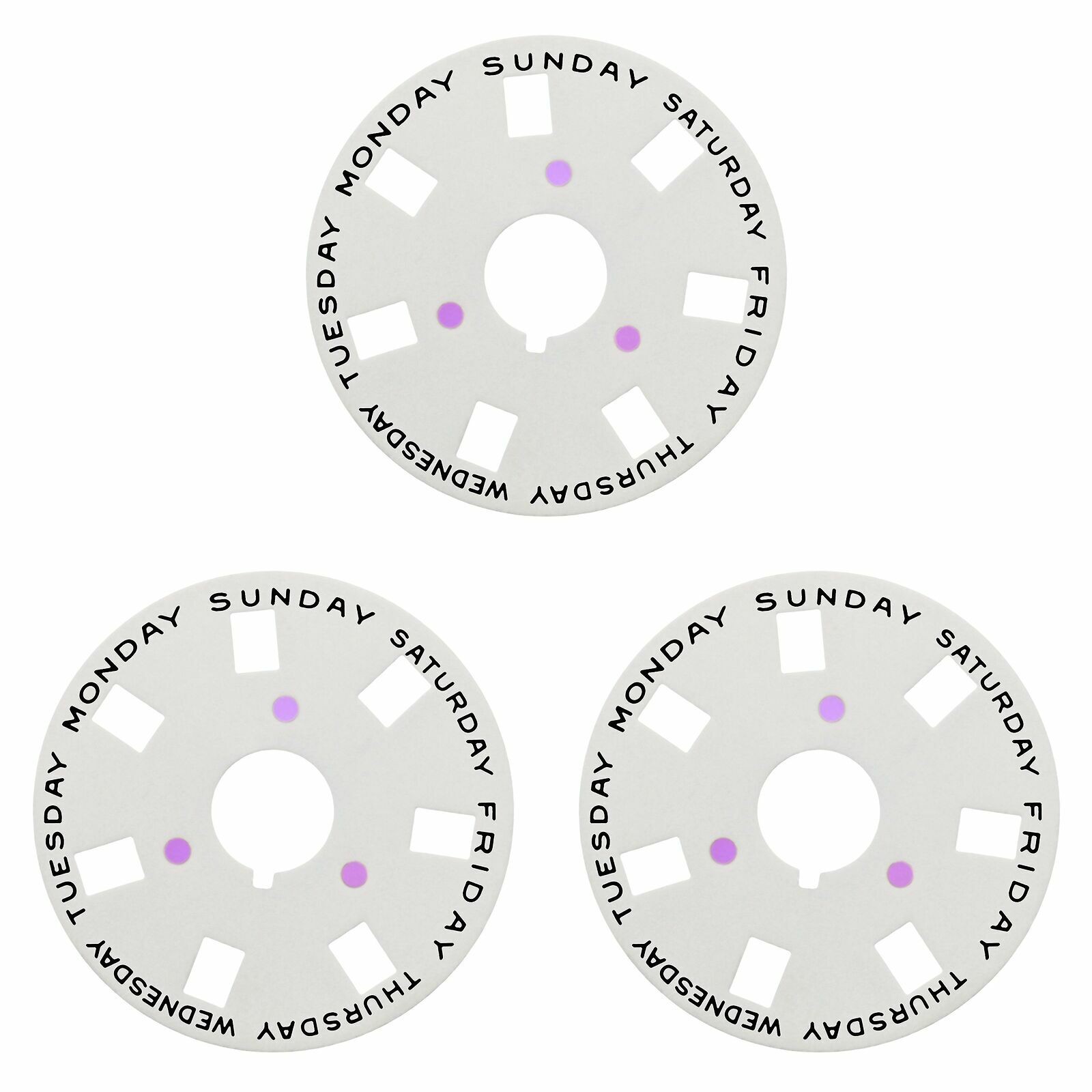 3 DAY DISC FOR ROLEX PRESIDENT DD 1802 1803 1804 1805 1806 1807 1811 1815 WHITE