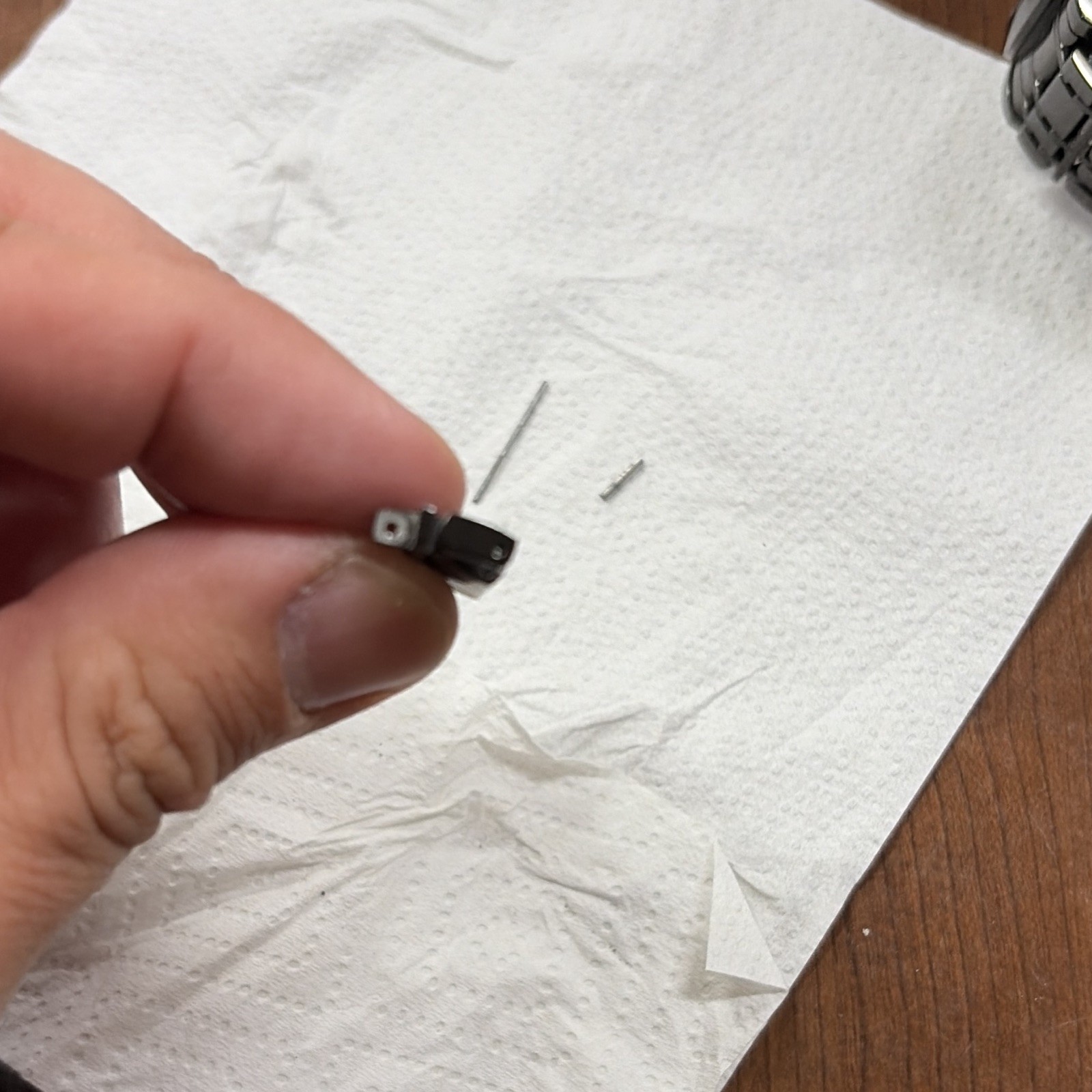 Burberry Black Stainless Steel Watch Band Link Replacement Part