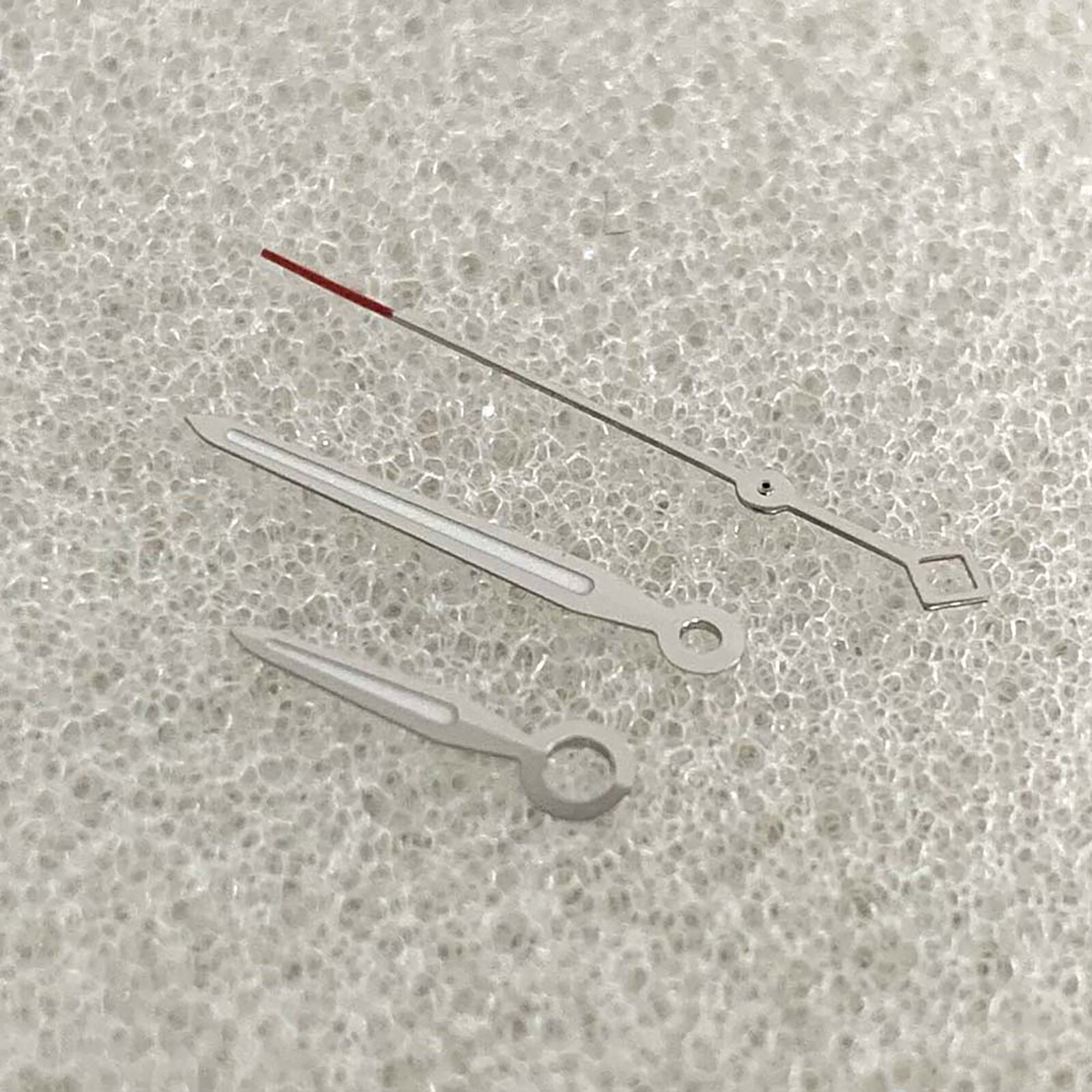 Green Luminous Watch Hands Red-Silver Watch Hands for NH35/NH36/4R/7S Movement