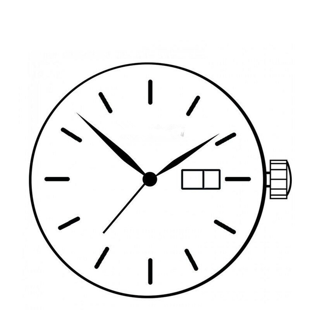 Calendar @3 Automatic Mechanical Watch Movement With Stem&Ring For Miyota 6T51