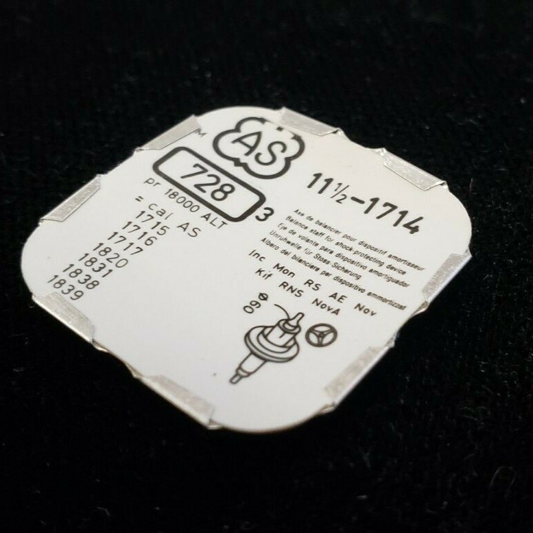 A Schild cal.: 1715-1716-1717-1820-1831-1838-1839, 3 in each pack, never opened
