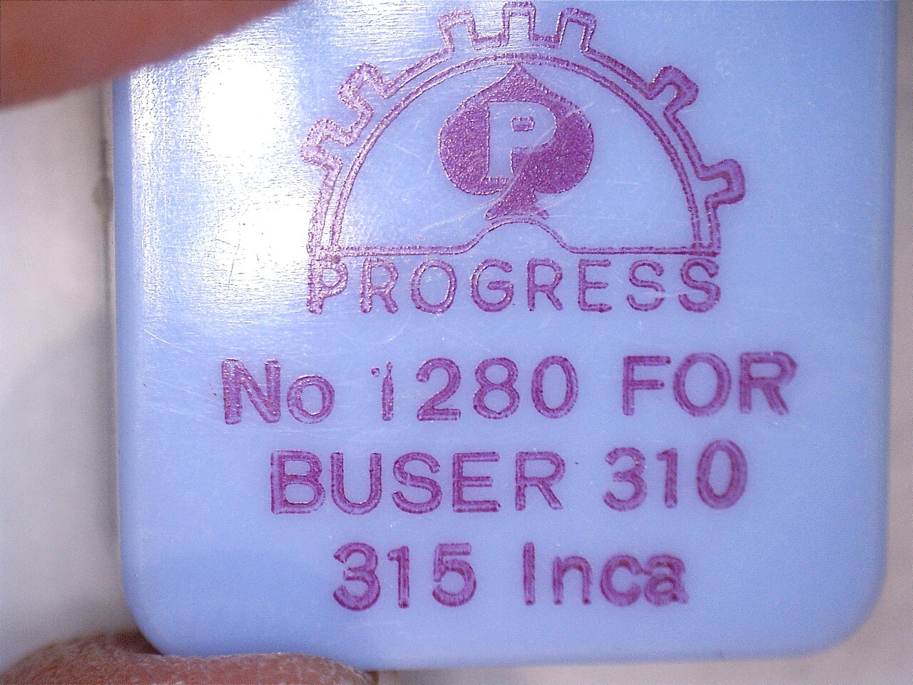 Buser 310 315 ” progress 1280 ” inca+ ord balance complete # 721 BOXED