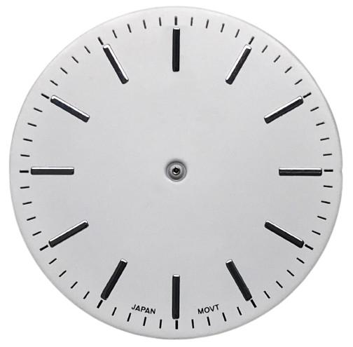 Watch Dial Hour SILVER Markers Numbers Numerals Small Indices indexes bars parts