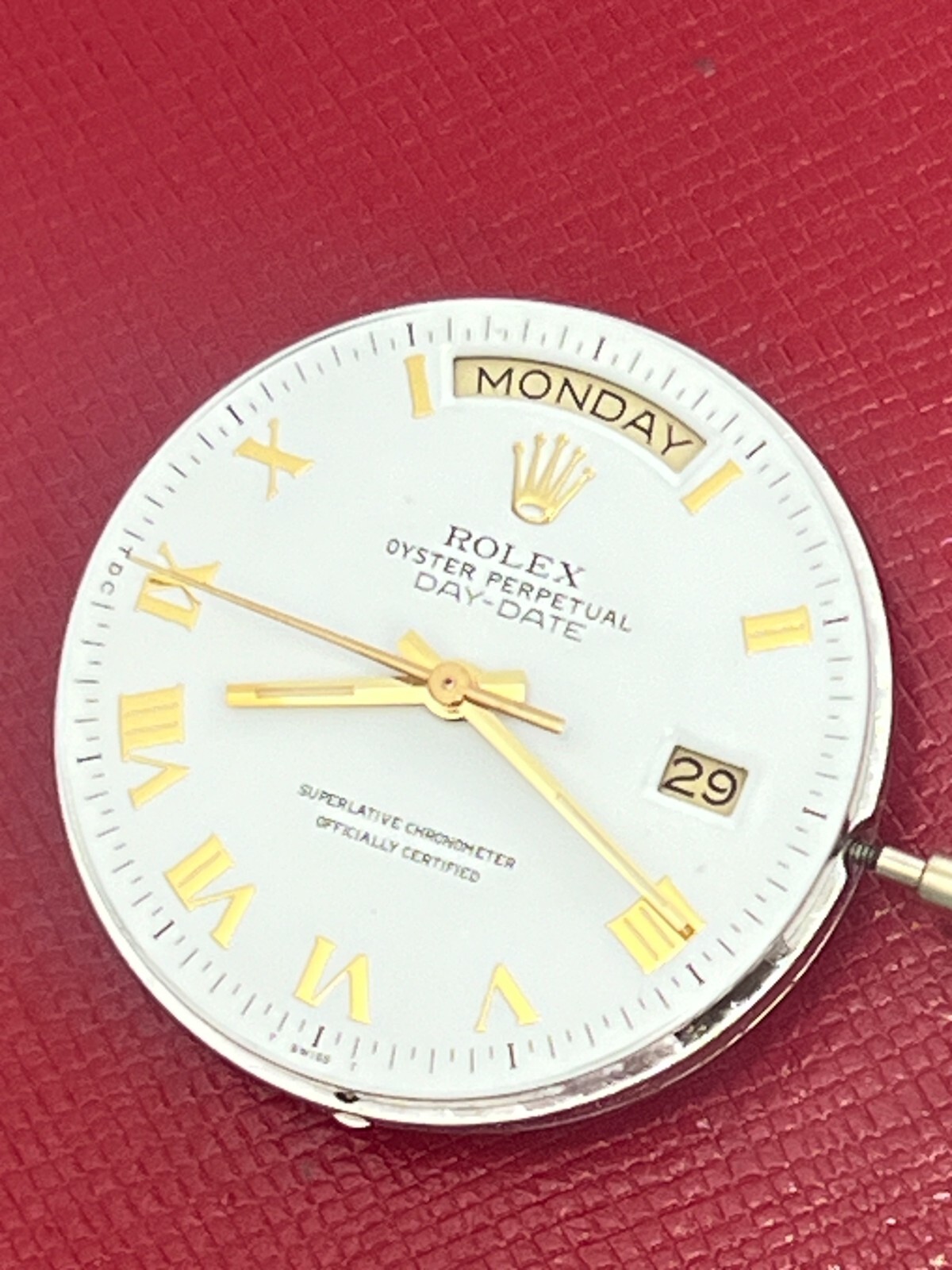ROLEX QUARTZ DAY-DATE CALIBER 5055 MOVEMENT NEEDS SERVICE – NICE!