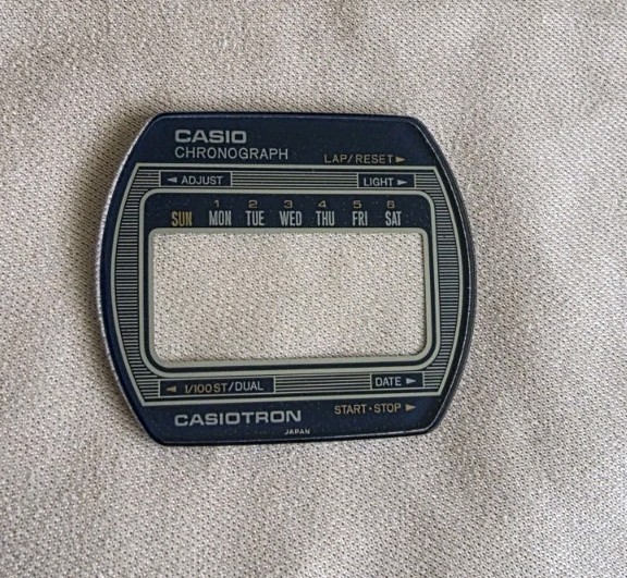 Vintage Casio Casiotron 45cs 21 Watch Glass NOS
