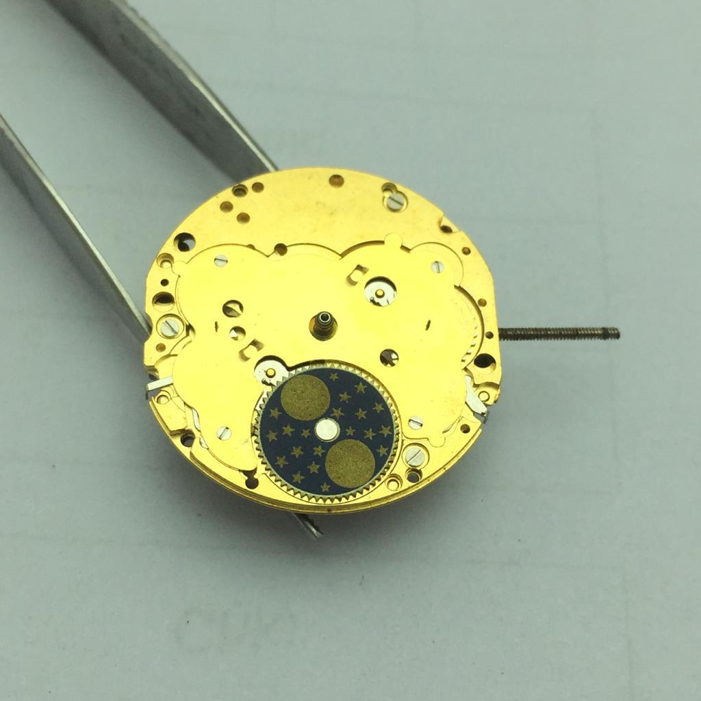 Harley Ronda Quartz 706 Moon Phase Working Watch Movement