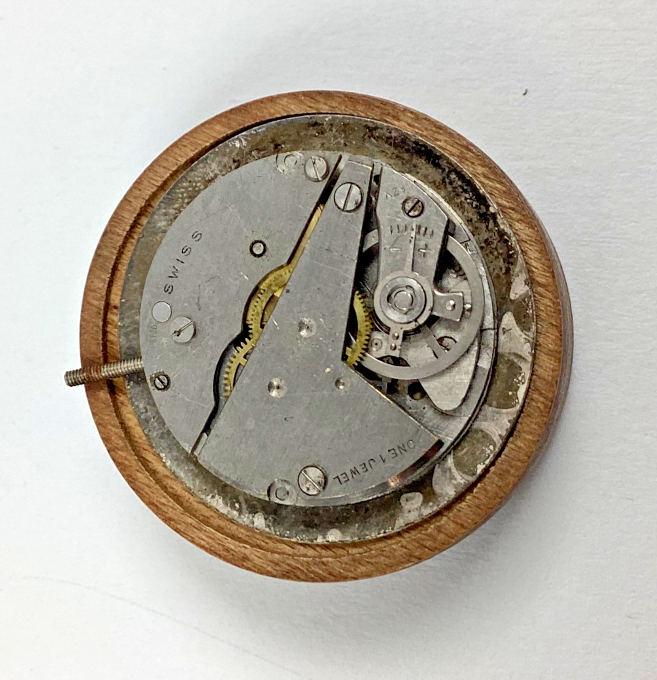 Lot Carlisle Henriline Watch Co Ebosa EB1553 Swiss 1 Runs Spare Part Repair READ