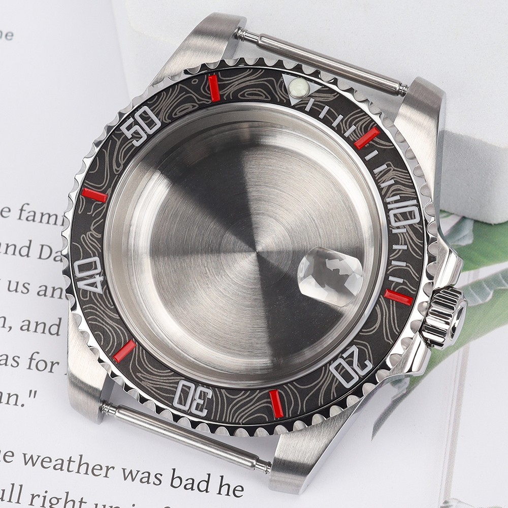 Sapphire Crystal NH35 Watch Case 40mm Steel For NH35 NH34 NH36 NH38 28.5mm Dial