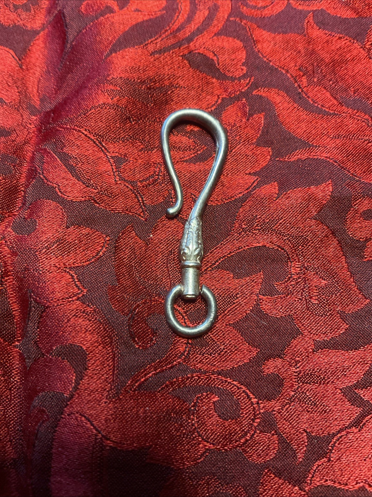 925 Silver Hook Clasp Ring Clip Fastener Watch Chain Necklace Vintage