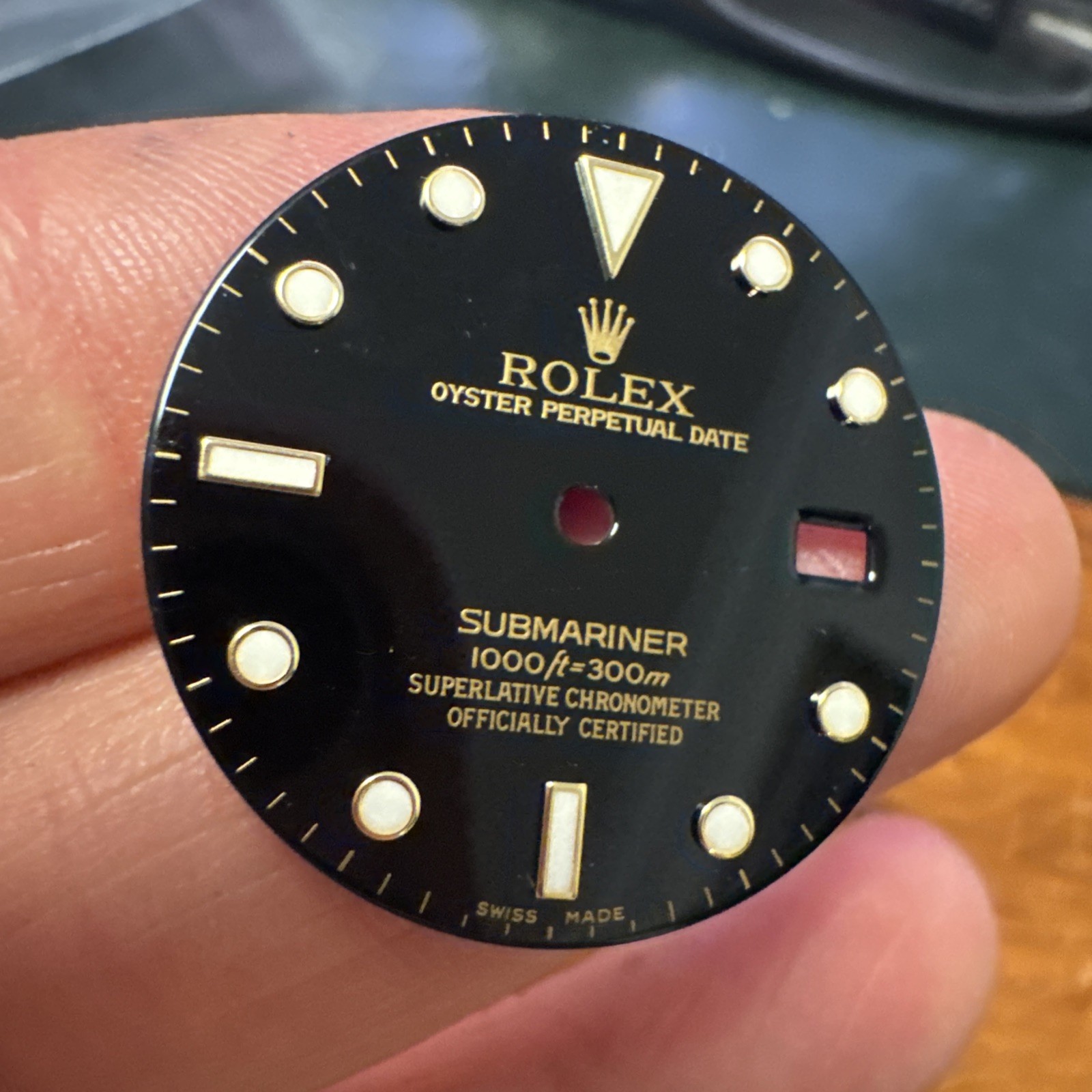 Original Rare Rolex Oyster Submariner 16618 16613 dial excellent condition SWISS