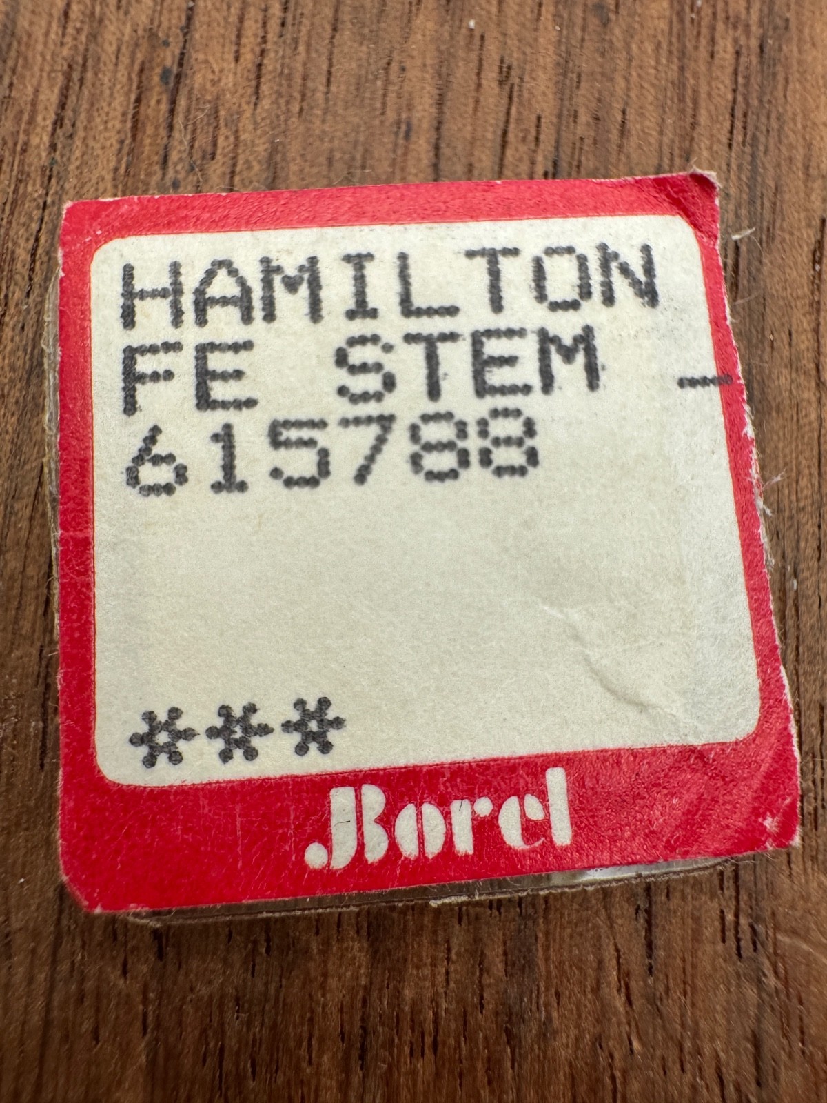 NOS Hamilton Grades: 623-624 – watch Winding Stem Part# 615788 (2 stems)