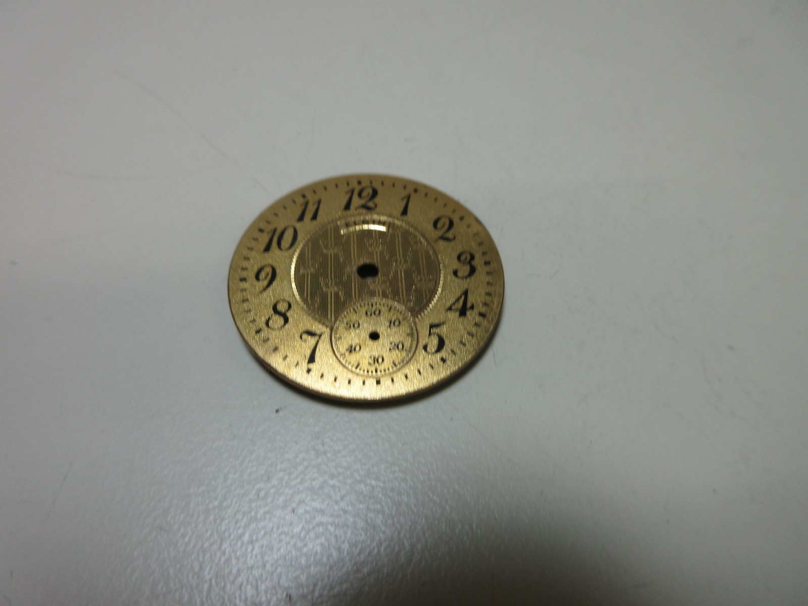 ELGIN MENS ROUND WATCH DIAL FACE WATCHMAKER REPLACEMENT PART #77