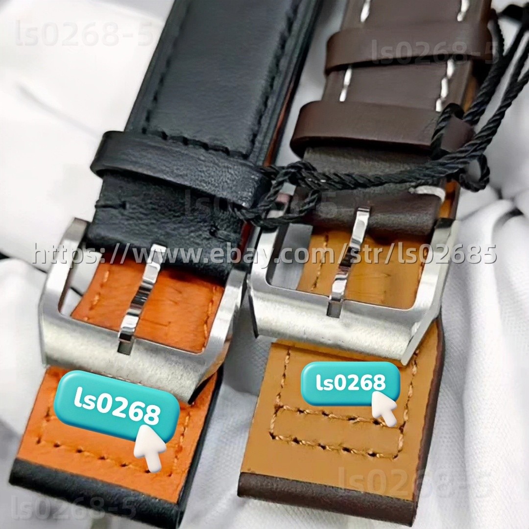 DIY 43mm stainless steel kit with dial, strap, and hands suitable for 7750