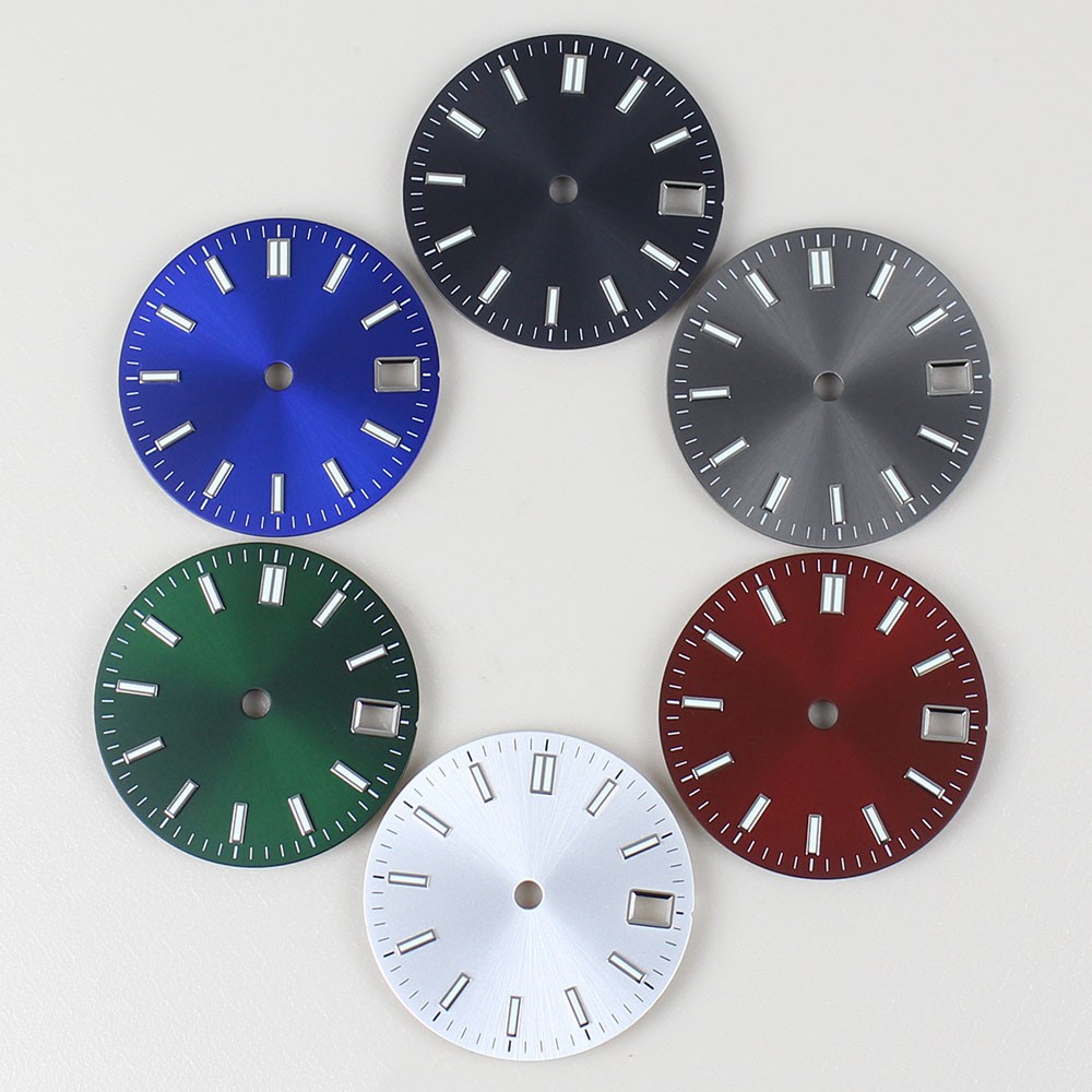 For seiko nh35 nh36 nh36A Movement 28.5mm Dial 3.0 Crown and 3.8 Crown Position