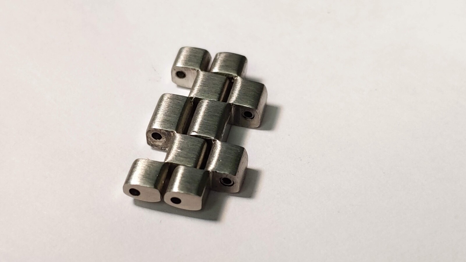 Omega LINKS S/S x 2pcs (attached), 20.5mm x 13.3mm pre-owned