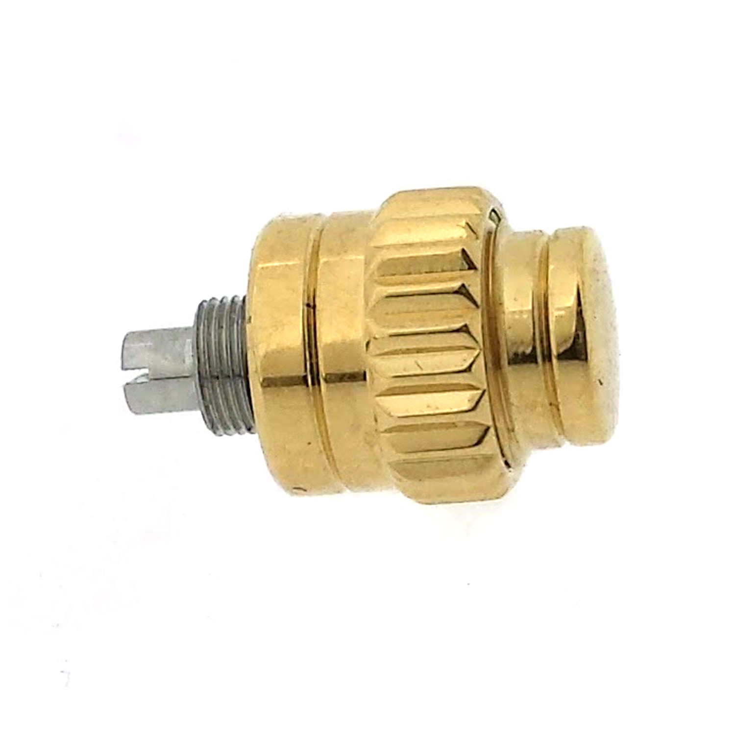 Daytona Push Button Crown to Fit Rolex Stainless Steel Gold plated