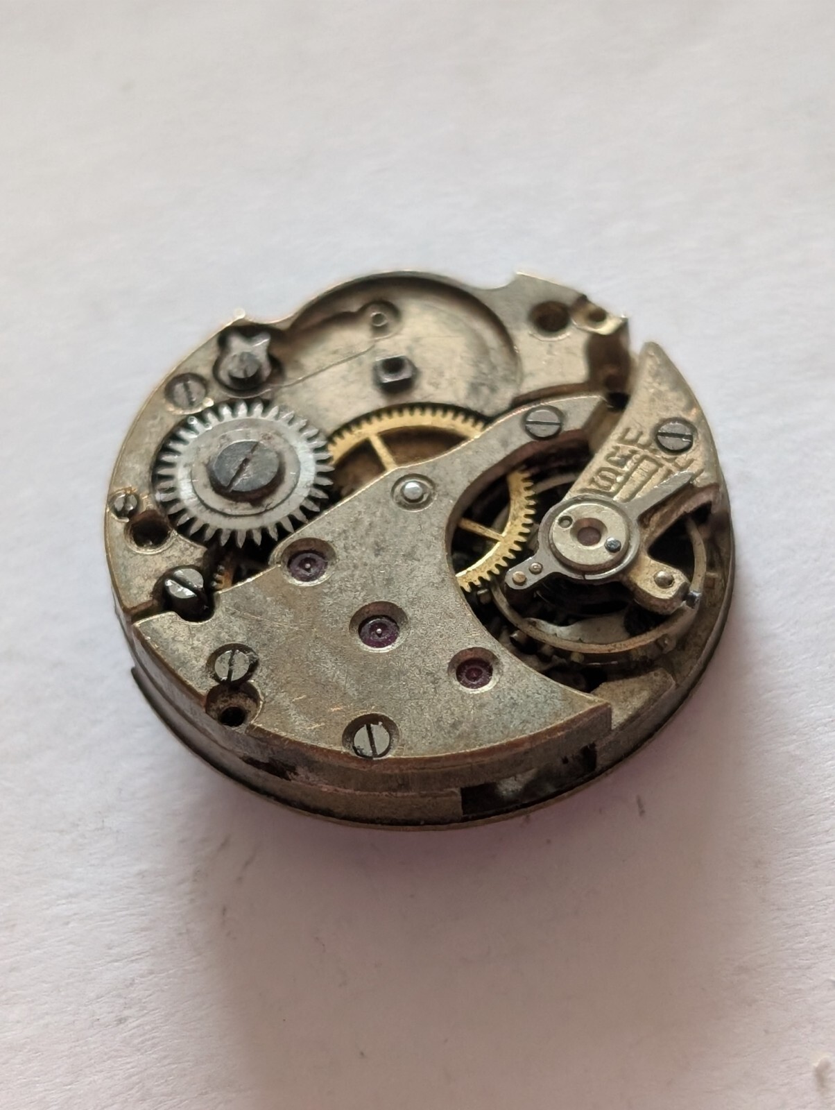 Vintage Cupillard 233 Mechanical Watch Movement (Untested)
