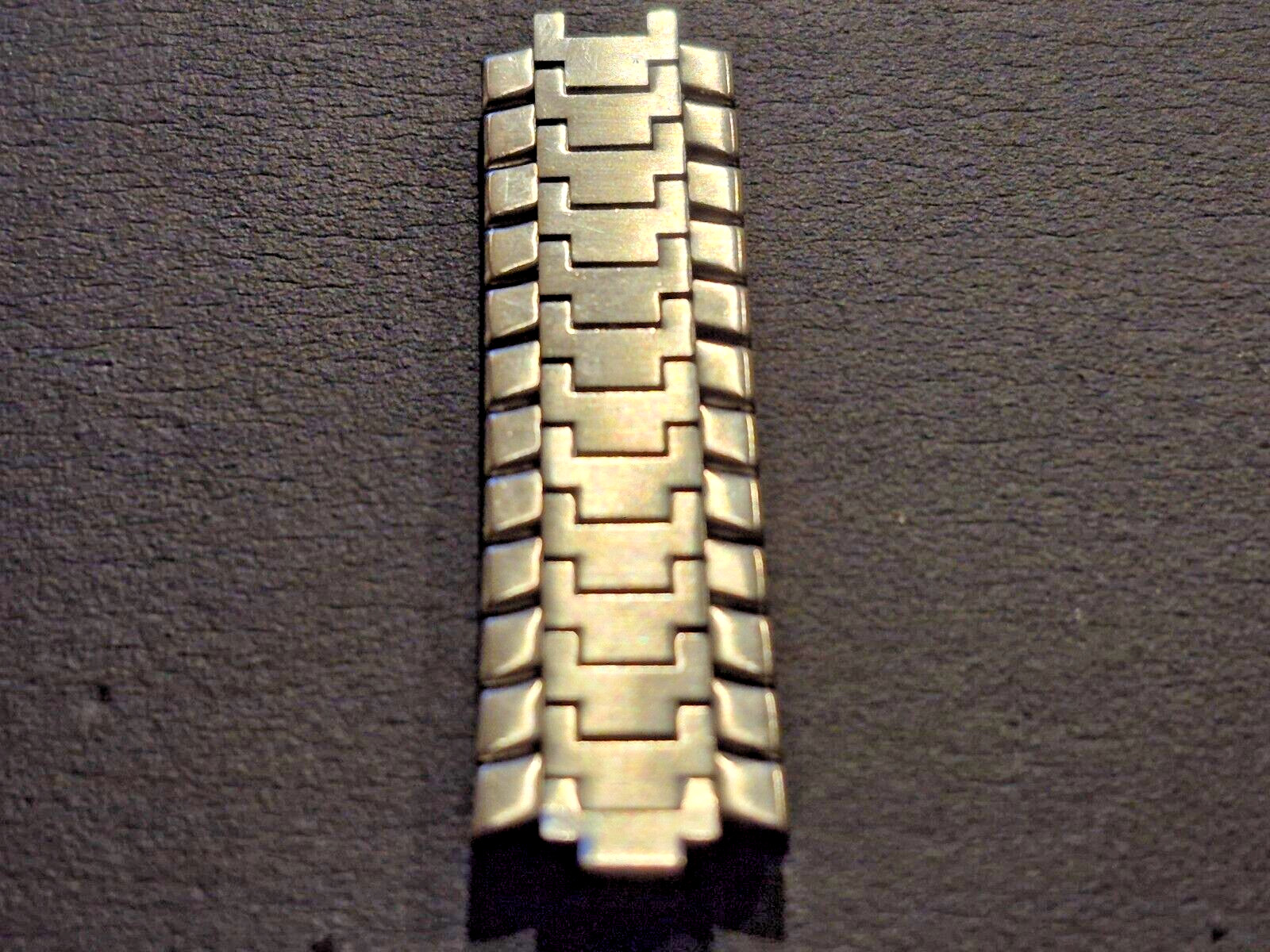 EBEL Classic Wave 12 Link Steel & Gold Segment for bands found on 13mm lug cases