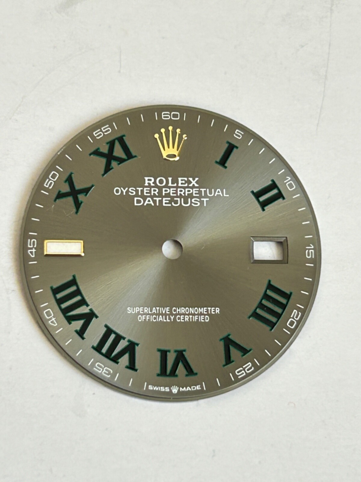 NEW Original Rolex Wimbledon 126231 Datejust 36mm Two-Tone Yellow Gold Dial