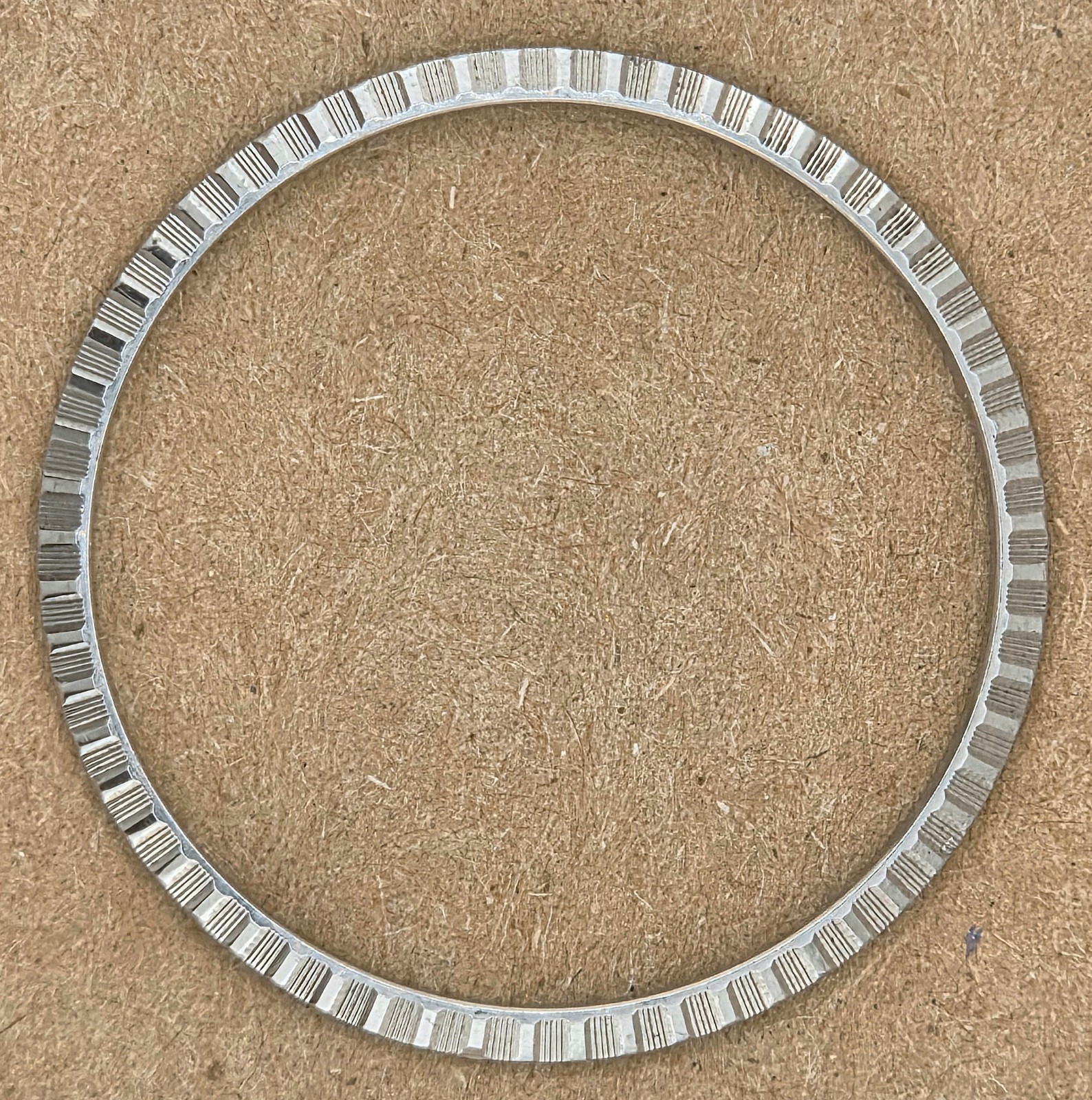 ROLEX 16220 DATEJUST ENGINE TURNED BEZEL FOR 16220 GENUINE