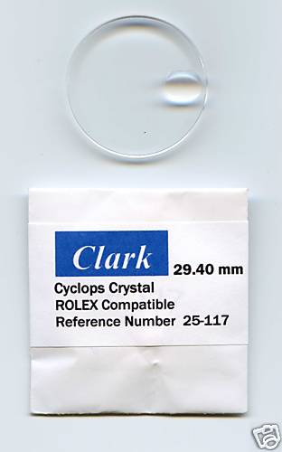 Crystal Ref. # 25-117 117 for Rolex New “CLARK”