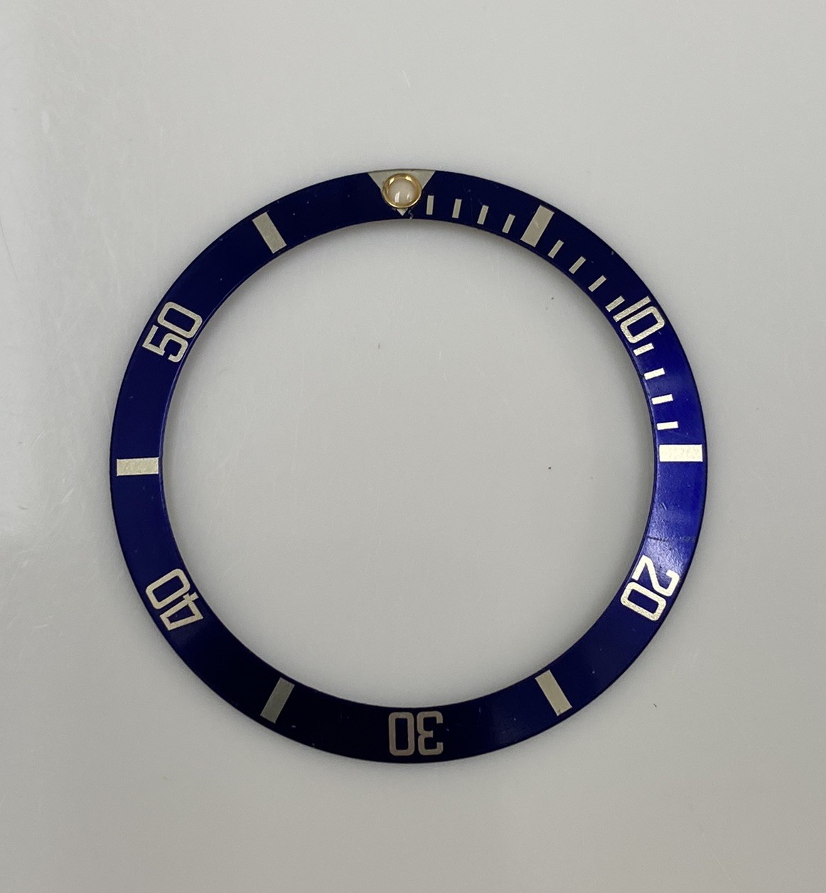 Genuine Rolex Submariner Blue/Yellow Bezel Insert/Pearl 16803 16613 16808 16818