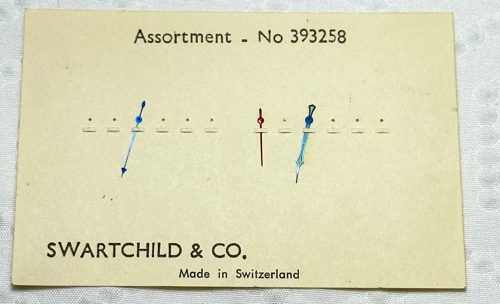 Swartchild Assortment 393258 Second Hands LOT AS SHOWN 20-49