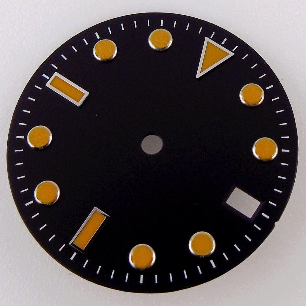 For NH35 Miyota 8215 DG2813 ETA 2824 2836 28.5mm Sterile Watch Dial Date Window