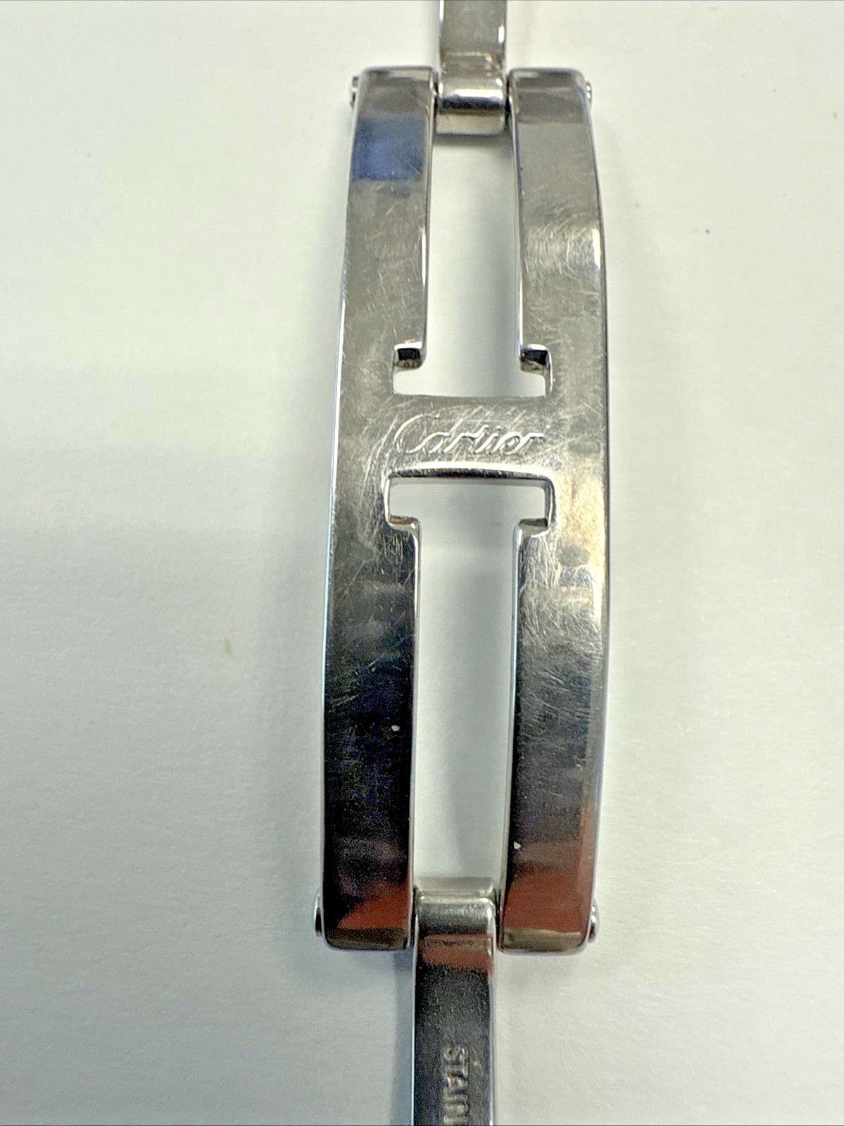 Cartier Large Steel Panthere Buckle item# e11656