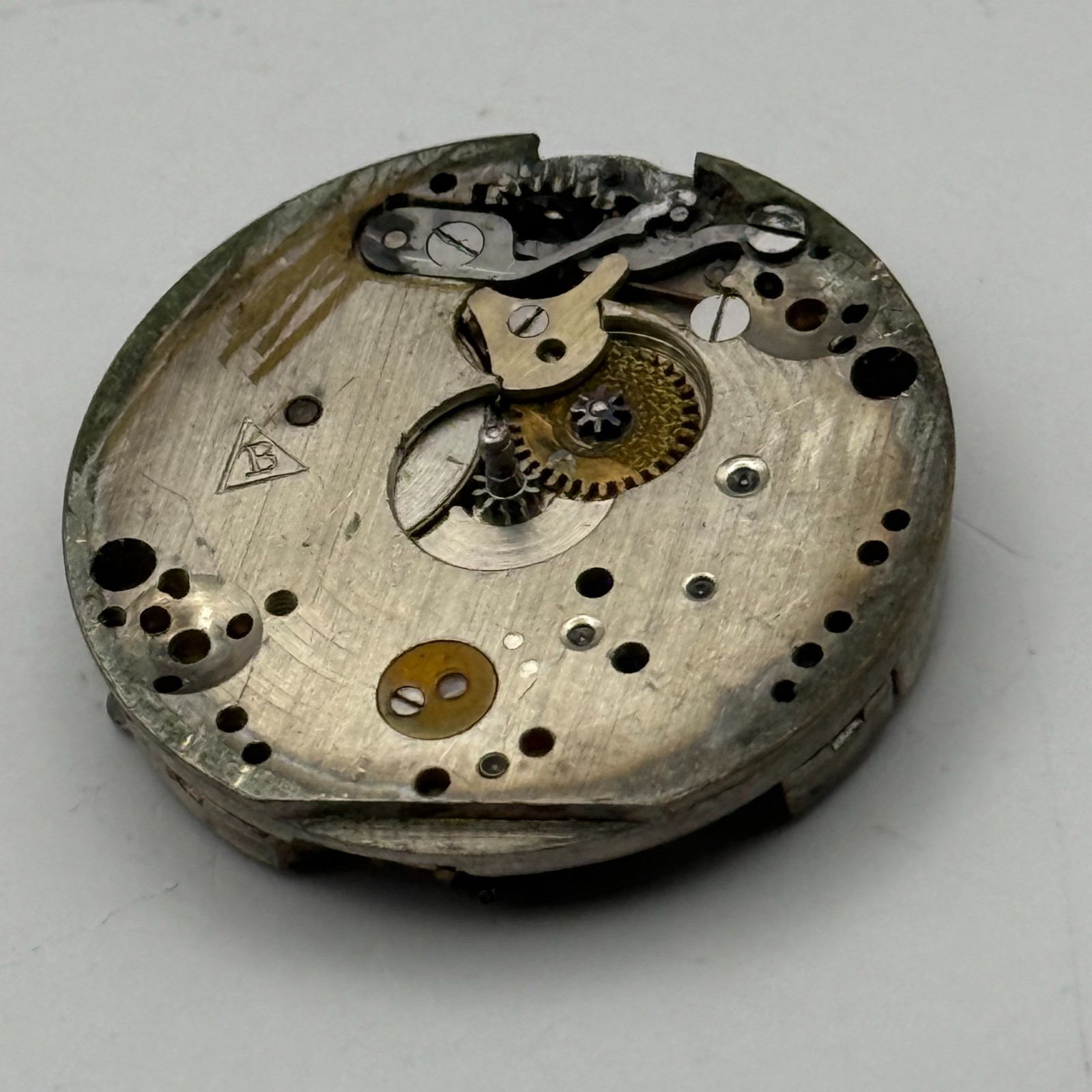 Buser Watch Movement B Good Balance Manual Wind Vintage Parts Repair 23.1mm