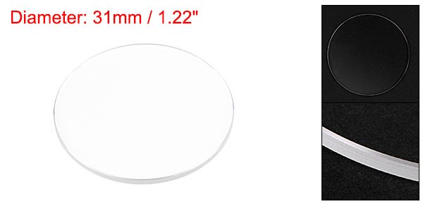 31mm Sapphire Glass Watch Face Lens Replacement for Repair