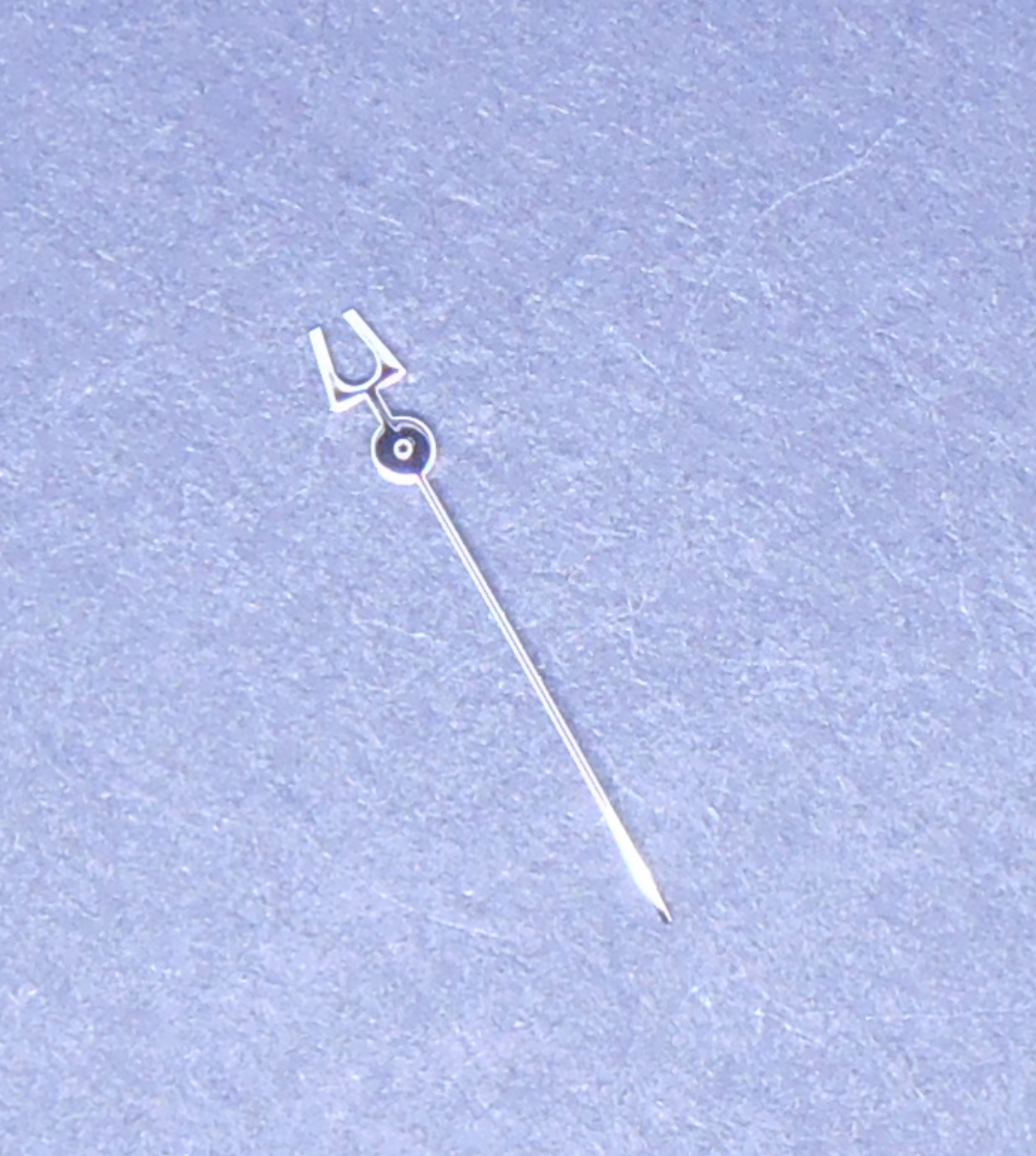 Bulova Accutron Fork style sweep hand Shiny Nickle Silver color 214