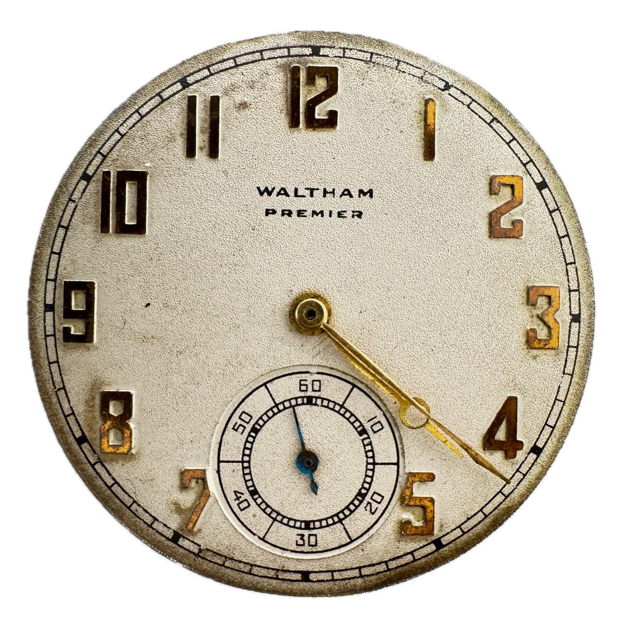 Vintage 12s Waltham 1924 Col. b Premier Colonial Pocket Watch Movement No. 209