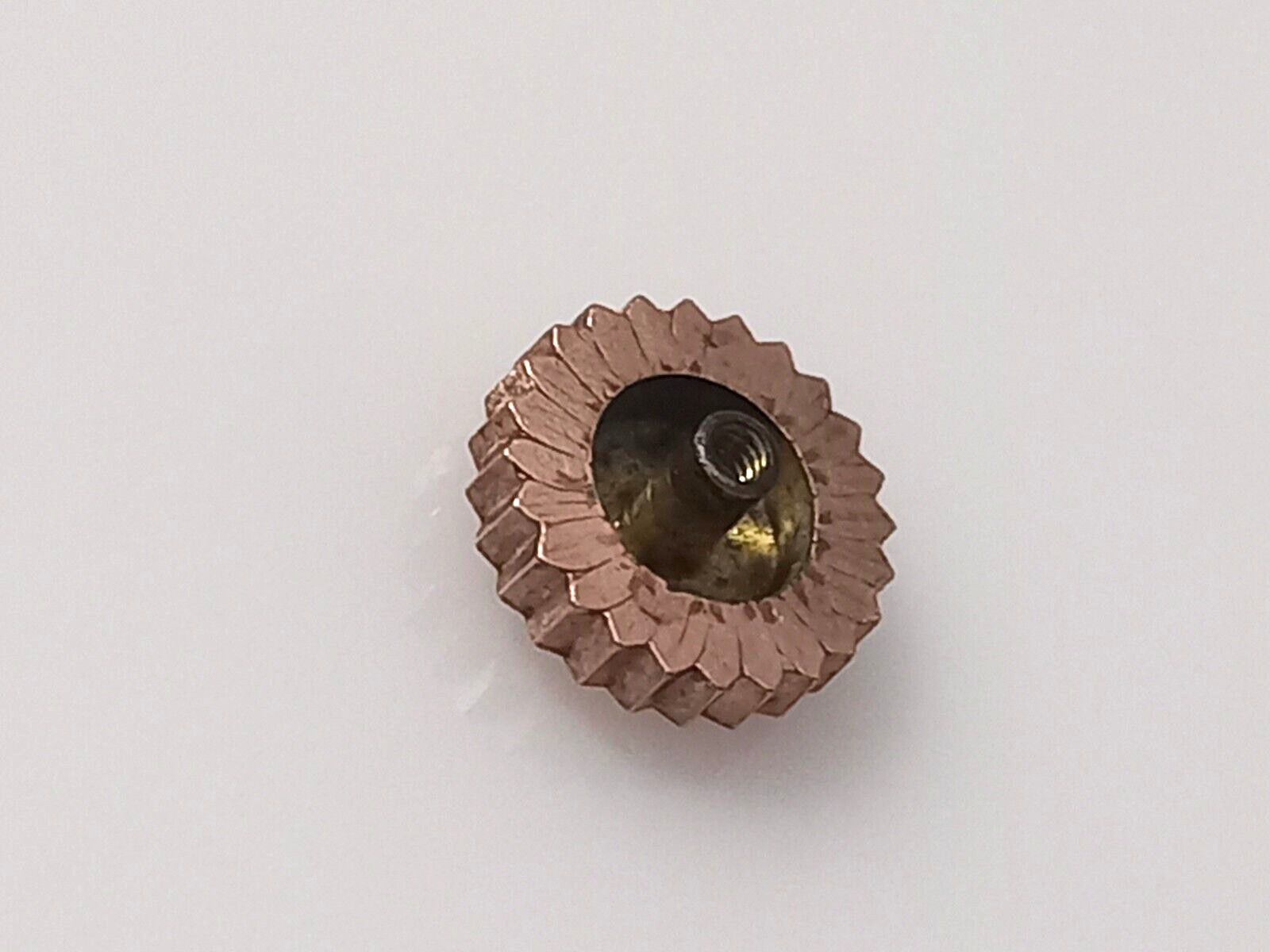 Rare Rose Gold 7.2mm Crown For Vintage 1940-60’s Swiss Chronographs Stem 1.0mm