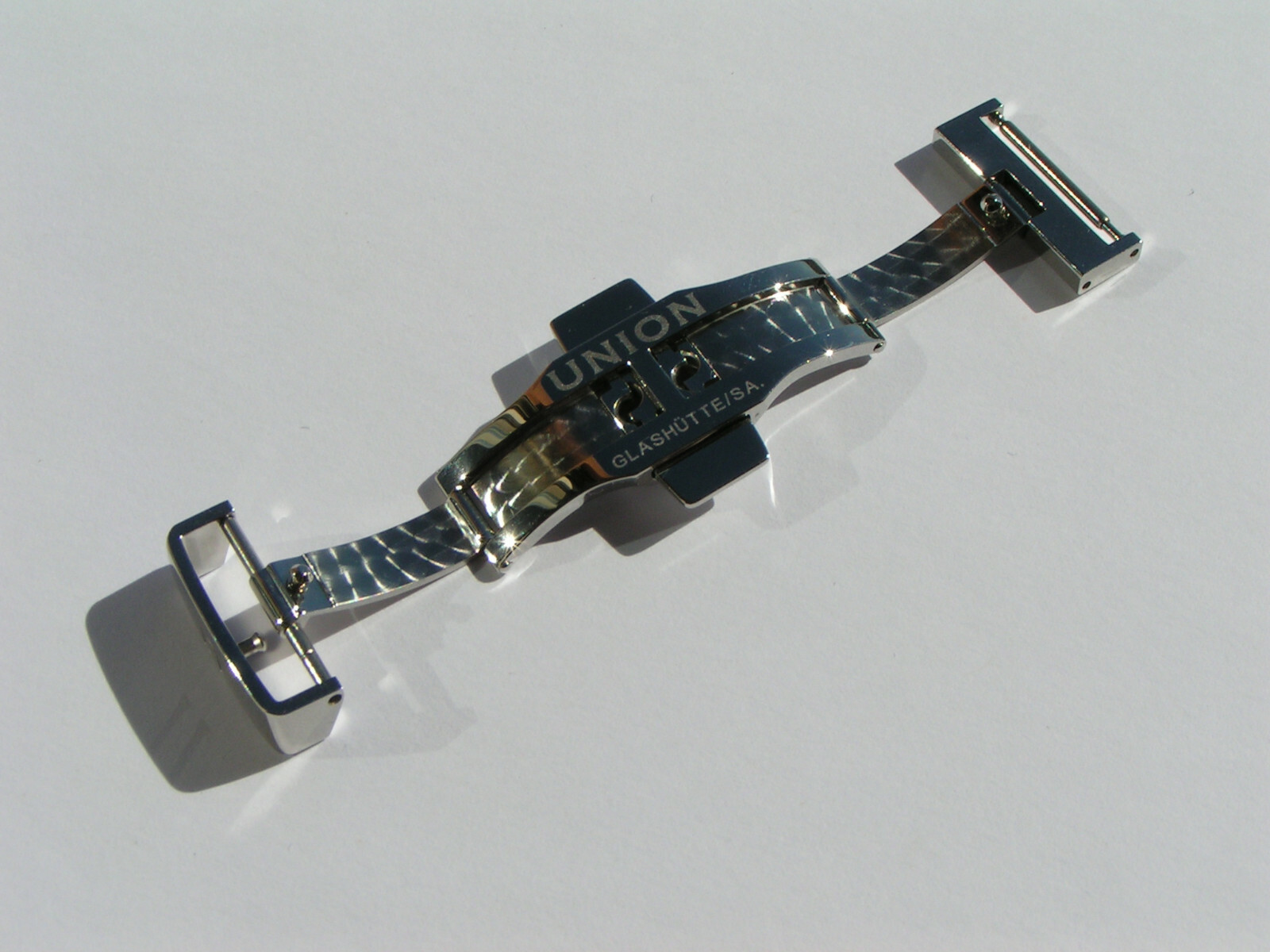 UNION GLASHÜTTE SA Stainless Steel 18mm Deployment Deployant Clasp Buckle I259