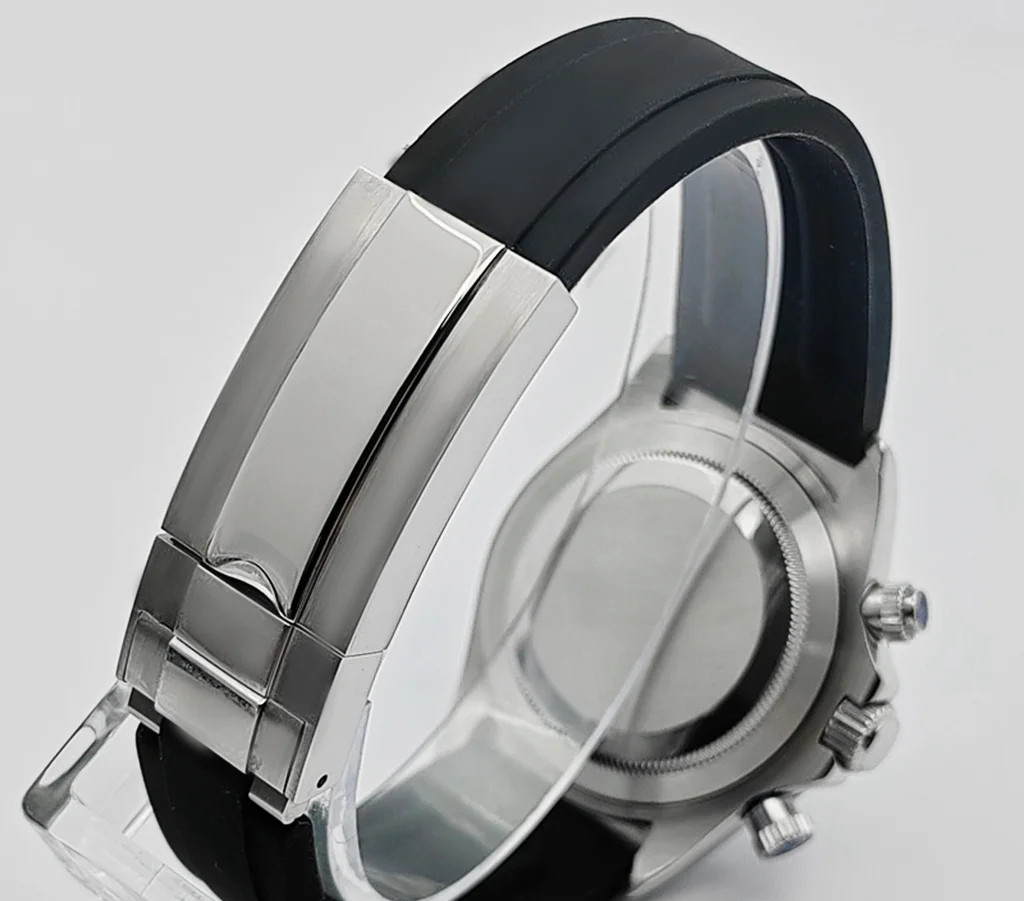 VK63 Watch Case 39mm Stainless Steel Silver Gold Color with Strap