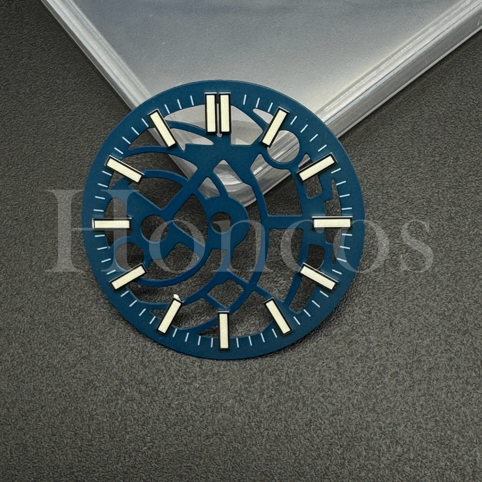 28.5mm Custom Made mods Watch Skeleton Dial Fits for NH70 Automatic Movement BL