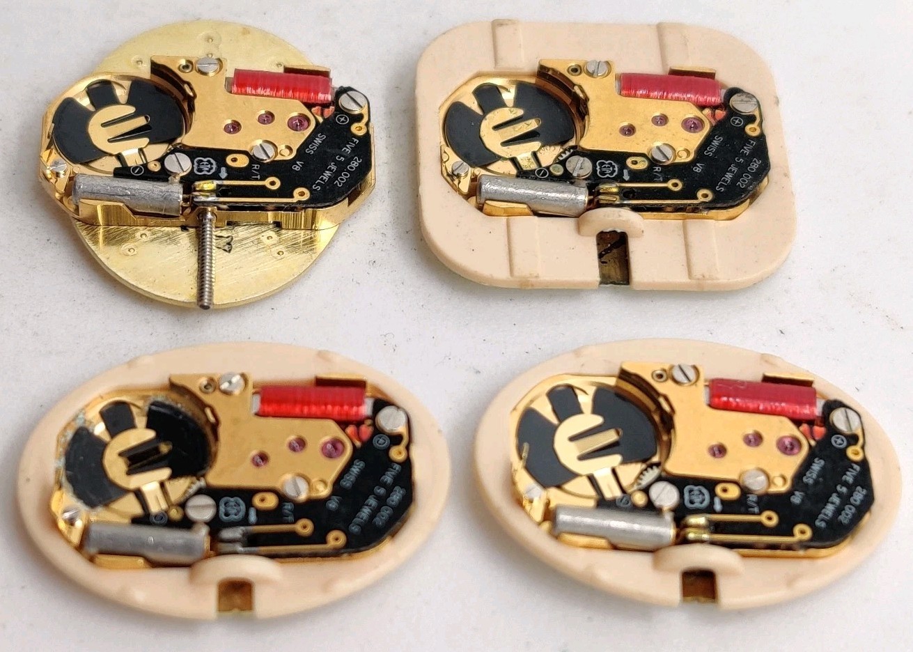 Vintage ETA 280.002 Swiss quartz movements For Repair