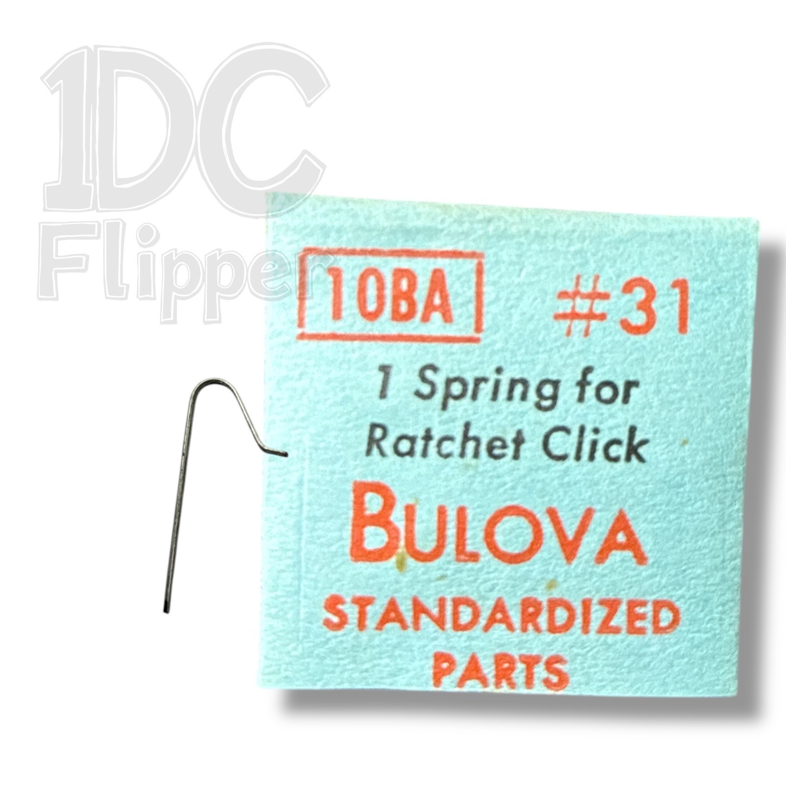 Bulova 10BA RATCHET CLICK SPRING #31 430/142 ETA 900 Fits Multiple, Read!