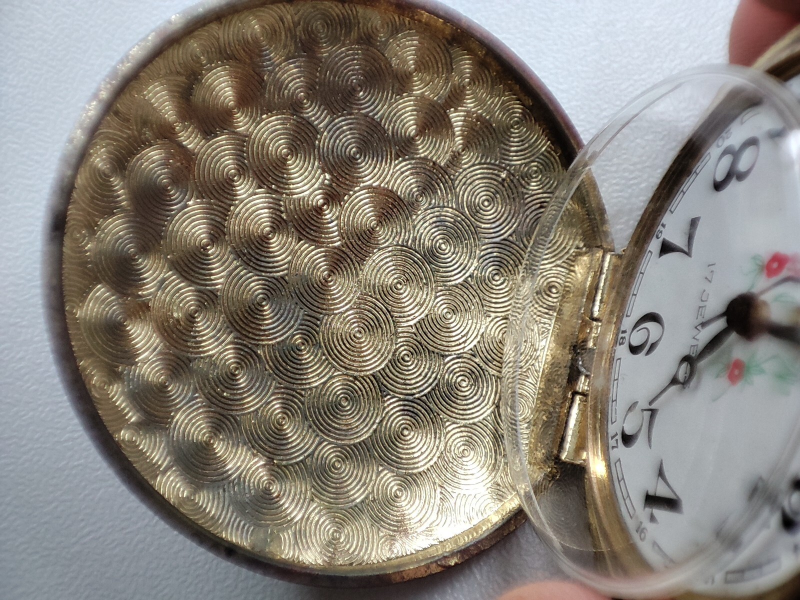 train pocket Watch Jean Paul – 46.5 mm for parts and spares