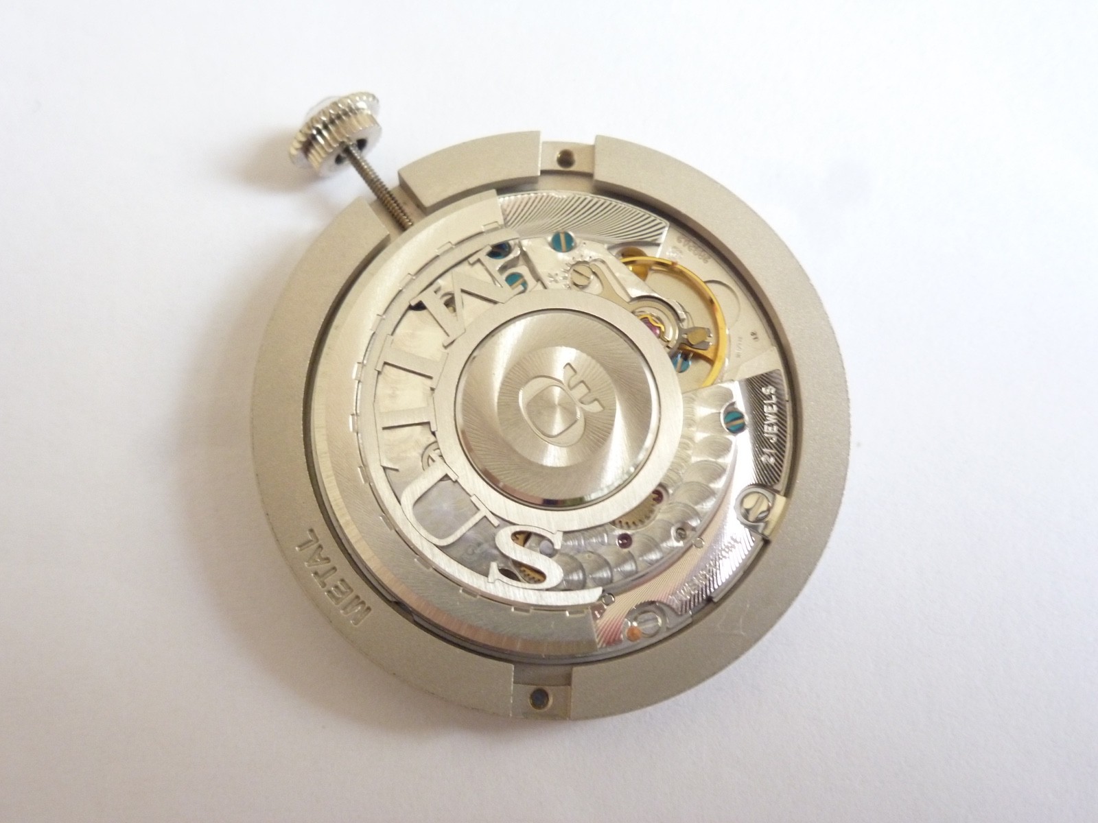 Milus ETA 2892-2 SWISS MADE MOVEMENT MECANIC WHITE DATE good condition works