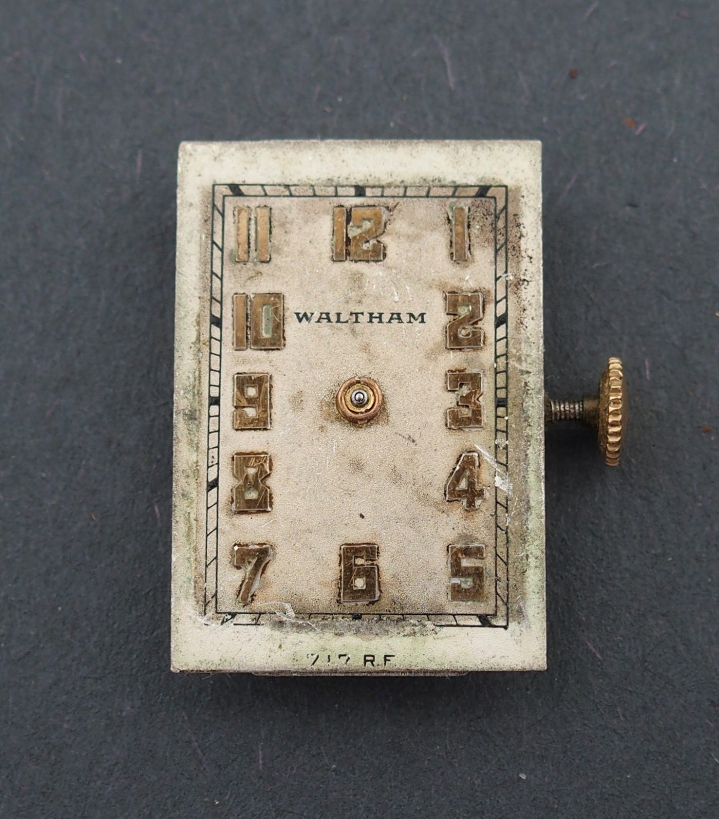 Waltham 7.25L 17J Grade 737 Ladies Watch Movement Parts Repair #F118