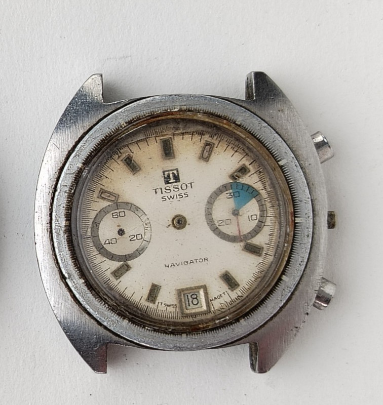 VINTAGE WATCH MOVEMENT tissot chronograph Valjoux 7734 7733
