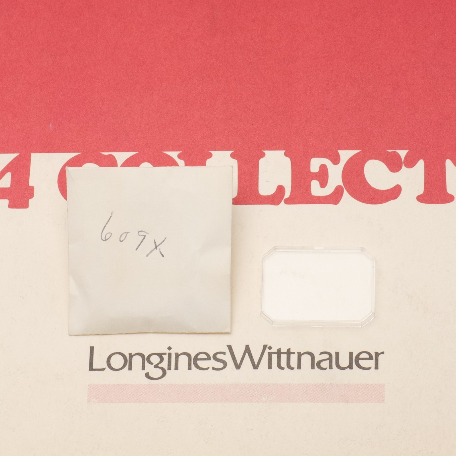 Longines Wittnauer 609X Watch Crystal Part 22.25mm x 31mm Watchmakers (G17D23)