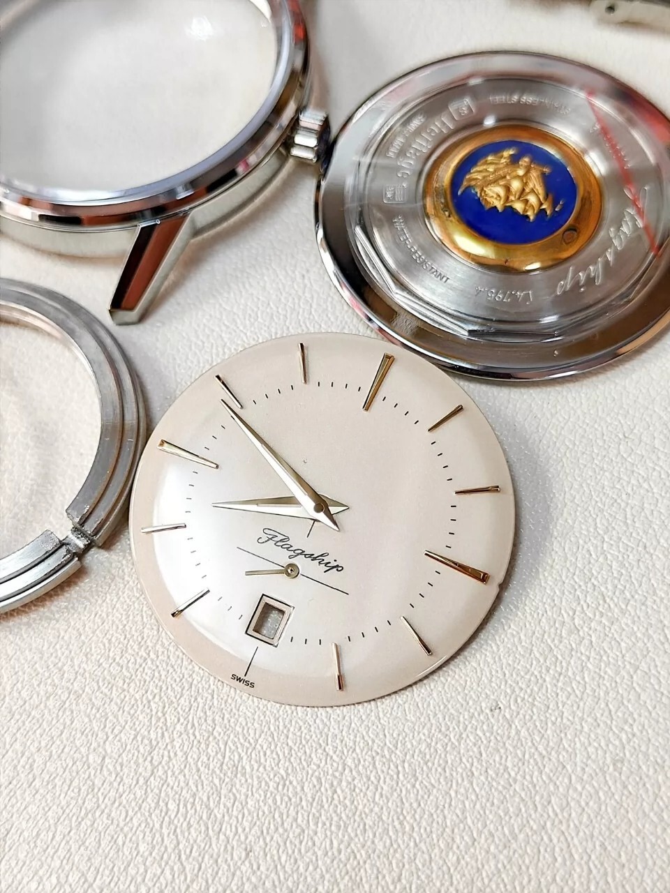 38.5mm Stainless Steel Watch Case With Band for 2895