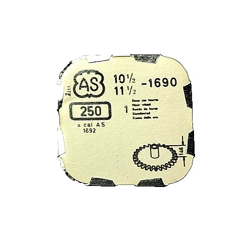 AS 1690 1692 1790 1792 Hour Wheel HT 1.46 watch part #250/1200