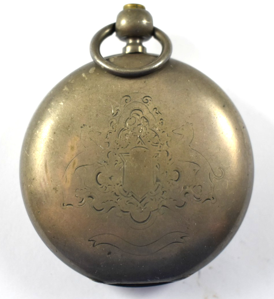 Vintage Civin War Era? 4 Hinged Coin Silver 18s Hunting Pocket Watch Case lot.qb