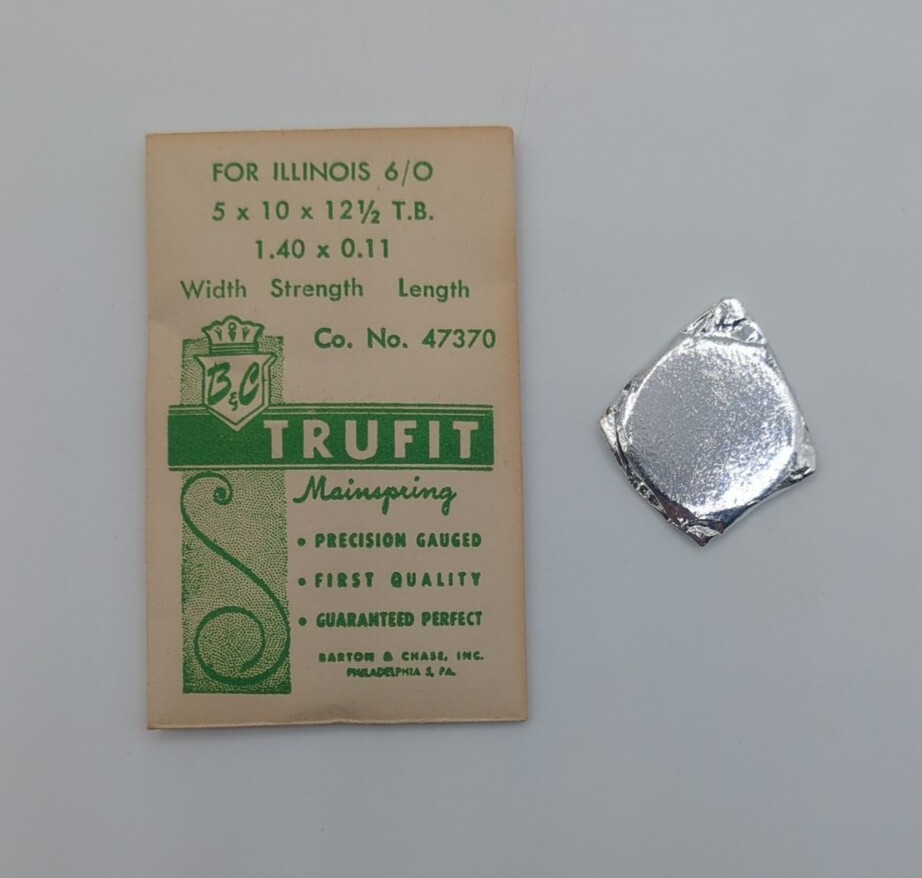 B&C Trufit Mainspring For Illinois 6/0 #47370