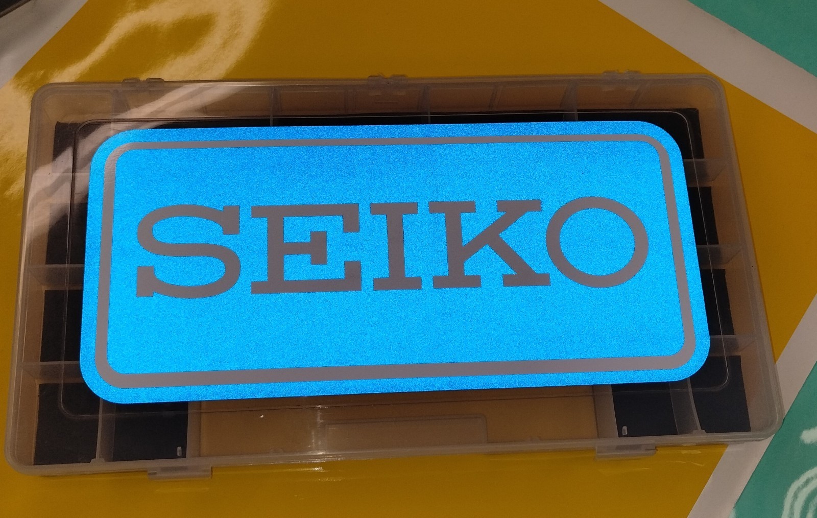 Seiko Blue Logo Mod Watch Parts-Tools Case 16″ x 1.5″x 8″